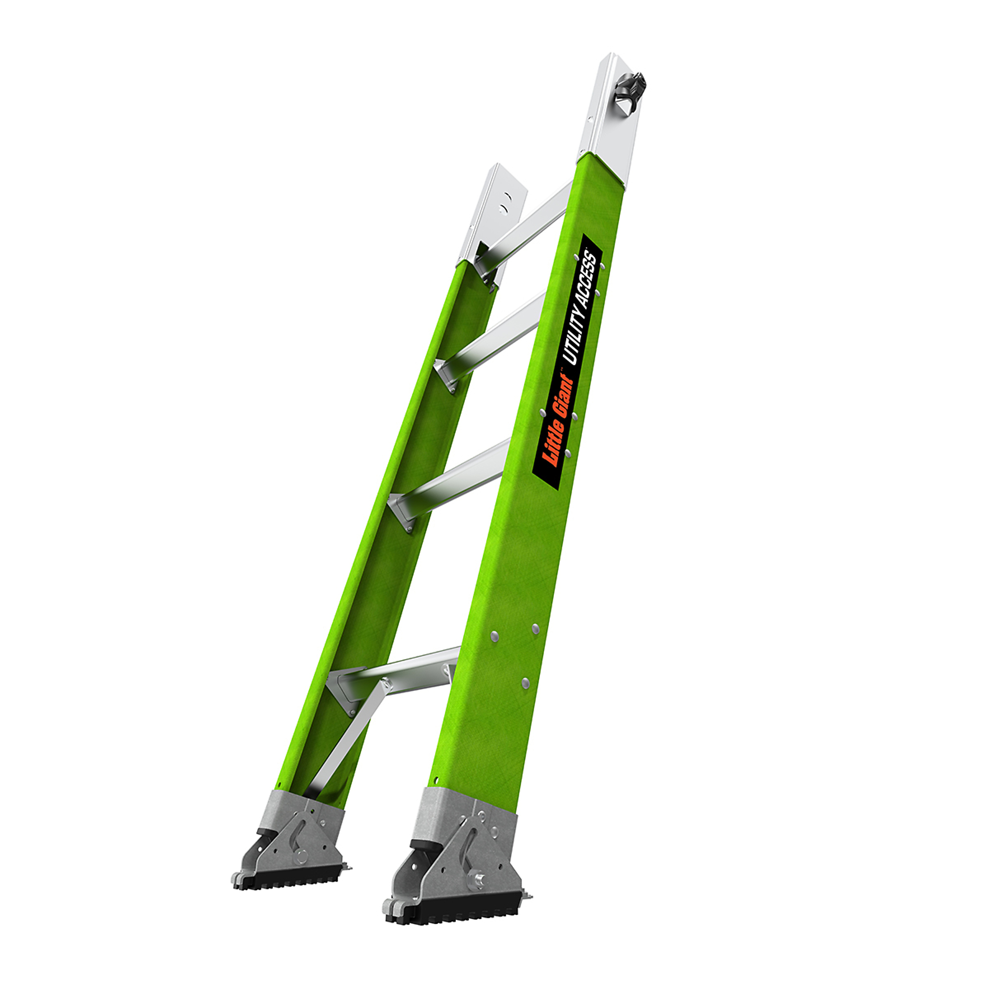 Little Giant Ladder, UNDERGROUND UTILITY ACCESS LADDER 4ft. Base Section, Height 4 ft, Capacity 375 lb, Material Fiberglass, Model# 18004-272